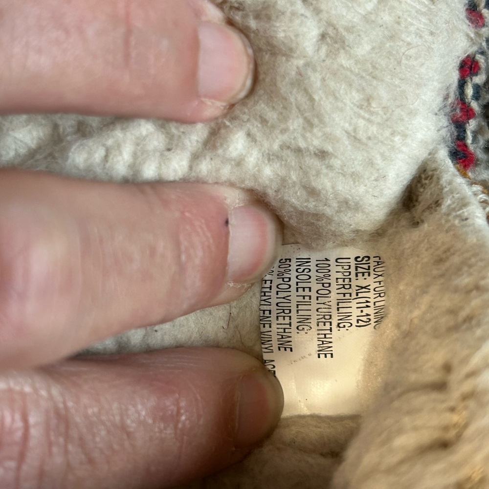 "Original Muk Luks" Plaid  Slippers Size XL (11-12),  Casual Comfort Holidays - Picture 3 of 8